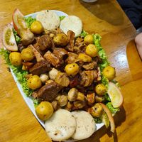picada vegana at Vegarden in Medellin