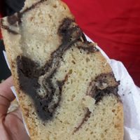 vegan cake at Vegarden in Medellin