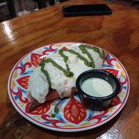 Empanada ranchera gratinada, 7/10, no traía mucho relleno at Vegarden in Medellin