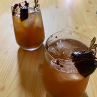 Nutmeg tea  at Neko Vegan House in Penang