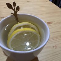 Lemon 🍋 water  at Neko Vegan House in Penang