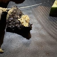 Home made sesame crackers   at Neko Vegan House in Penang