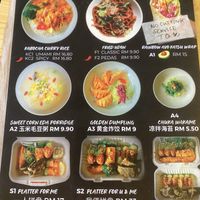 This is the menu 4/2024  at Neko Vegan House in Penang
