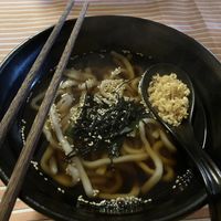 Udon noodles  at Neko Vegan House in Penang