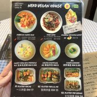 Menu March  at Neko Vegan House in Penang