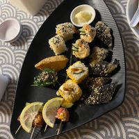 Sushi plattern for 2  at Neko Vegan House in Penang