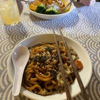 Udon noodle  at Neko Vegan House in Penang