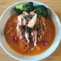 kabocha curry rice at Neko Vegan House in Penang