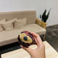 Lemon curd muffin  at Neko Vegan House in Penang