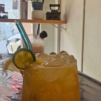 Fresh citrus juice- absolutely divine! at Neko Vegan House in Penang