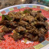 From the buffet - made from mushroom  at Thammachat Vegetarian Food ธรรมชาติ อาหารเจ พัทยาเหนือ in Pattaya