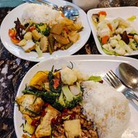 Lunch at Thammachat Vegetarian Food ธรรมชาติ อาหารเจ พัทยาเหนือ in Pattaya