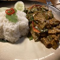 Panang curry  at Natnat Thai Comfort Food in Amed