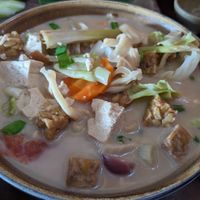 Tofu and tempeh soup at Natnat Thai Comfort Food in Amed
