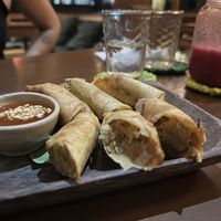 Veggie Spring Rolls   at Natnat Thai Comfort Food in Amed