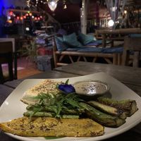Tofu steak  at Emmad's Art Garden in Koh Phangan
