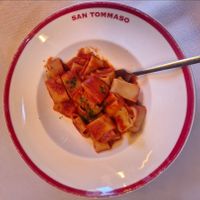 Mezze maniche Arrabbiata at San Tommaso in Valencia