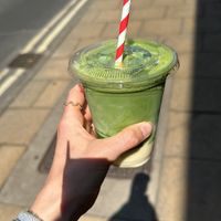 Iced Matcha Latte   at Brew & Brownie in York