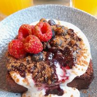 Banana loaf at Brew & Brownie in York