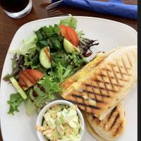 tomato and cheese panini   at Café 105 in Stourbridge