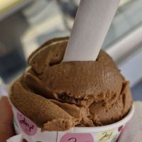 Salted caramel at Joeys in Ilfracombe