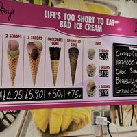 Prices at Joeys in Ilfracombe