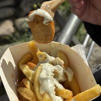 Fish&Chips vegan  at Guidos Kutter 22 in Rostock