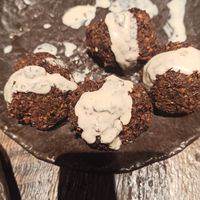 Falafel at Honest Greens - Gran Via in Madrid