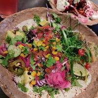 latin lover con extra de tofu at Honest Greens - Gran Via in Madrid