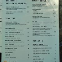 2026 August menu at Kohalik in Tallinn
