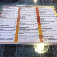Menu at It's taste of India in Desert Hot Springs