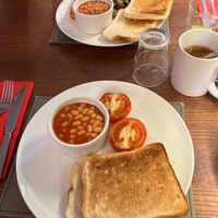 Breakfasts cooked in oil  at The Queens Hotel in St Bees