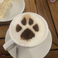 Cappuccino with Oat-Milk ☕️  at l'Autre Rive in Berrien