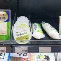 soy soup (콩물), soft tofu, tofu noodles at The Nature Organic Food Market - 더네이처링크 용호동W스퀘어  in Busan