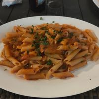 Penne arrabiata at Mammamia in San Juan Del Sur