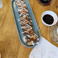 Sushi tmeourau at The Vegan Shack in Panglao