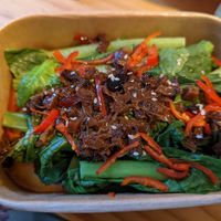 Stir fried veggies at Luna Chan in Moonah