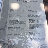   at Lockdown Kitchen in 