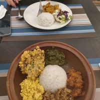 This was the Nasi something special (sorry I can't remember the name!) and the tempeh rendeng at Lockdown Kitchen in 