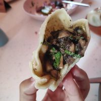 The mashroom inside... Mmmmm. at Cafe Daphna in Tbilisi