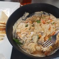 Farmer's market vegetable curry at The Leaning Pear in Wimberley