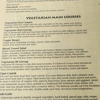 Menu 1 - September 2024 at Murni's Warung in Ubud