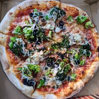 Pizza Verdura mit veganen Käse at La Cucina Gymnich Erfstadt in Erftstadt