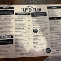 Menu - food #Veganuary at Ambleside Tap Yard in Ambleside