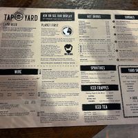 Menu - drinks #Veganuary at Ambleside Tap Yard in Ambleside