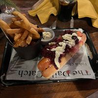 Moving Mountains hot dog #Veganuary at Ambleside Tap Yard in Ambleside