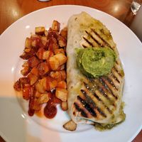 Vegan breakfast burrito at Home Grown Cafe in Newark