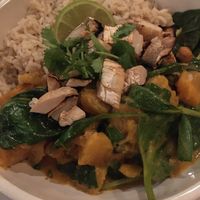 Chickpea & Pumpkin Curry Bowl at Home Grown Cafe in Newark