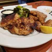 "Crab" cake at Home Grown Cafe in Newark
