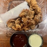 Seitan wings (bit salty though tbh)  at Home Grown Cafe in Newark